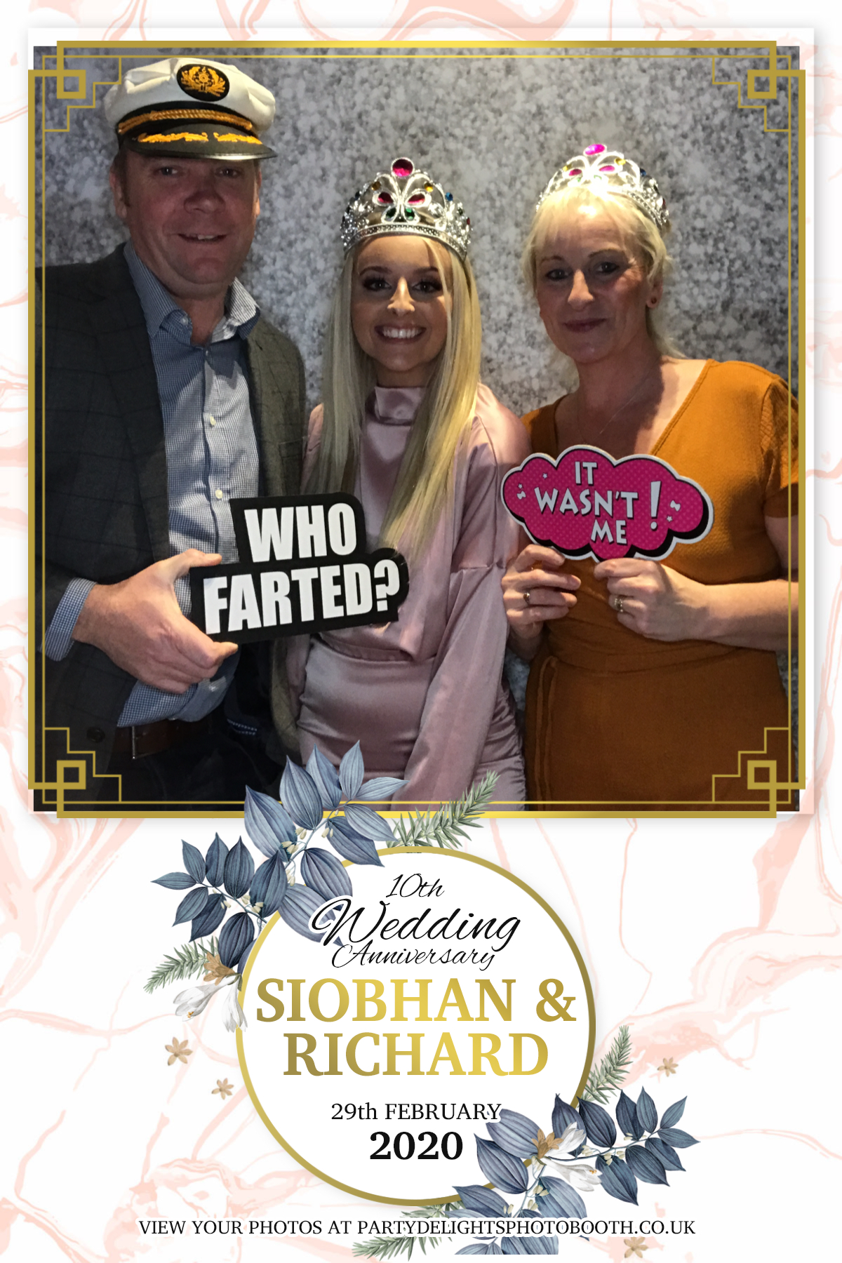 Siobhan and Richards Vow renewal  | View more photos from the event at gallery.partydelightsphotobooth.co.uk/u/PartyDelightsPhotoBooth/Siobhan-and-Richards-Vow-renewal